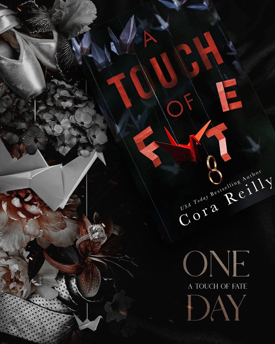 ONE DAY TO GO!!
A Touch of Fate by <a href="/CoraReillyBooks/">Cora Reilly</a> 
25th June

#𝐏𝐑𝐄𝐎𝐑𝐃𝐄𝐑 books2read.com/atouchoffatecr

❤️‍🔥 𝘼 𝙏𝙤𝙪𝙘𝙝 𝙤𝙛 𝙁𝙖𝙩𝙚 𝙬𝙞𝙡𝙡 𝙗𝙚 𝙖 𝙡𝙞𝙫𝙚 𝙧𝙚𝙡𝙚𝙖𝙨𝙚 𝙤𝙣 𝘼𝙢𝙖𝙯𝙤𝙣

#MafiaRomance #ArrangedMarriage #AgeGap #corareilly <a href="/TheNextStepPR/">The Next Step PR</a>