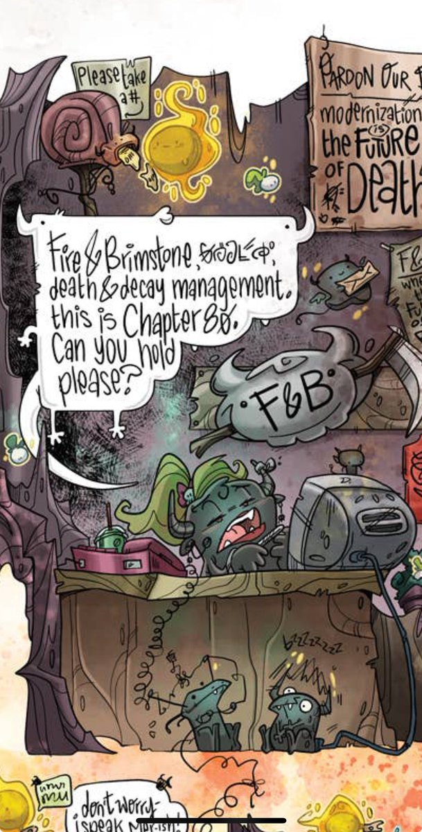 There is a NEW chapter of my webcomic, Nothing Special, up today!
Magical adventure and filing paperwork. They go together, I swear. 

Also volume THREE of the print edition is out TODAY. 
Please read it, and if you enjoy it spread the word? 

linktr.ee/Katiecandraw