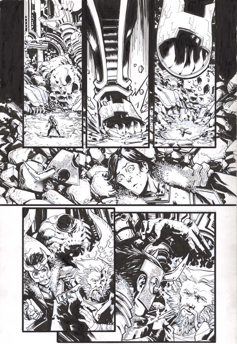 andymacdeez's tweet image. An Art Auction for the AGES: comiclink.com/Auctions/searc…
Who wouldn't want pages of Kid Flash getting it handed to him and Loki being stomped by Sentinels?!