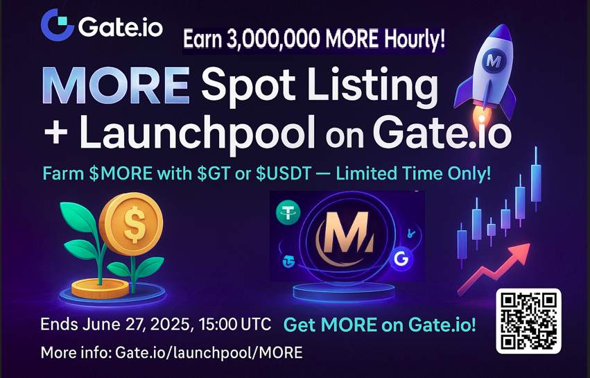 MDanishKalam's tweet photo. π§΅ THREAD: Earn 3,000,000 $MORE Hourly on https://t.co/TIXiubUDiD! π Spot Listing + Launchpool!
π₯ Massive opportunity just dropped on @gate_io!
The $MORE token is live in Launchpool and hitting Spot Listing soon!
π Start here: https://t.co/kYYzJwwdOa
#Gateio #MOREtoken https://t.co/TBKn0BjuBD