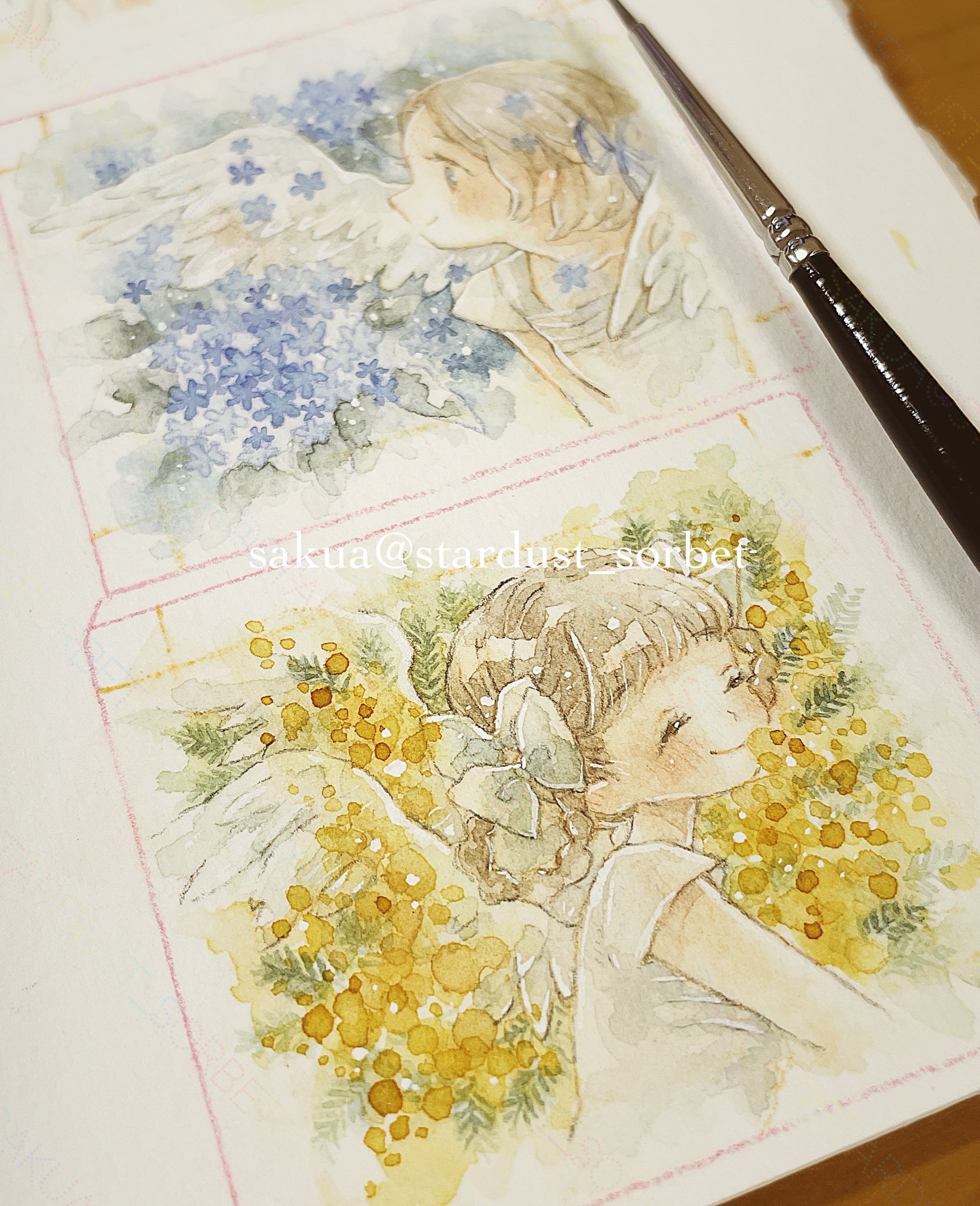 咲久亜📘きらめく水彩画｜通販Open中 on X: 