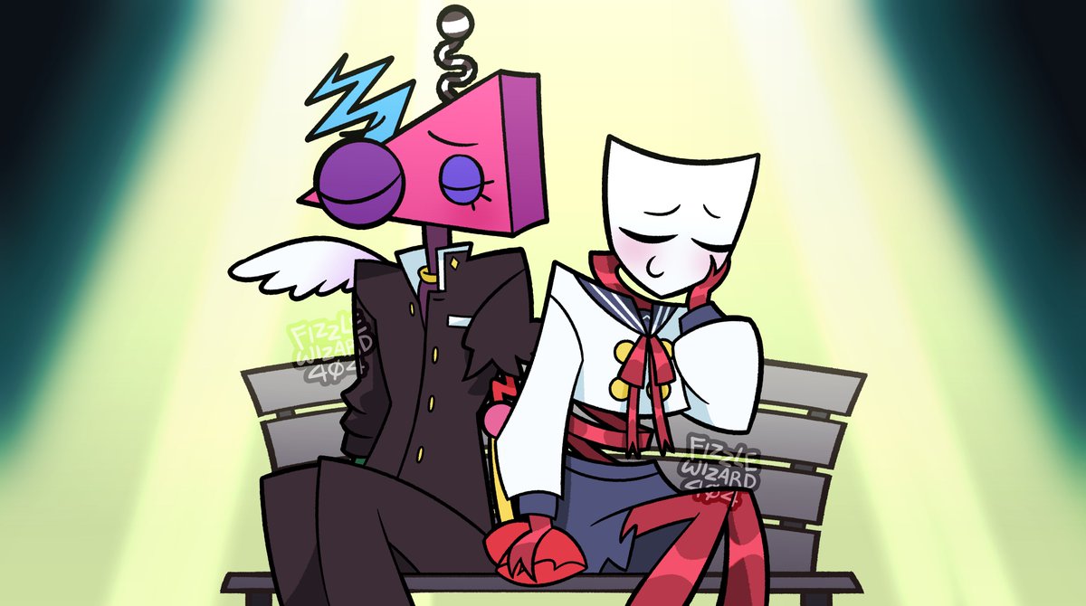 "Listen! When we get out of here I wanna go on a date with you!" 
#TADC #TheAmazingDigitalCircus #abstragedy #Redraw #Screenshotredraw #Gangle #Zooble