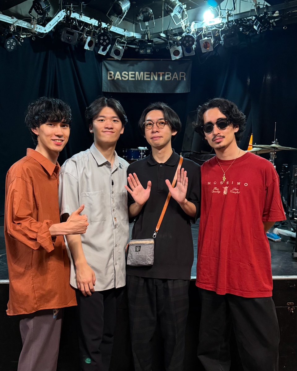 月刊キャノンボール
at 下北沢BASEMENTBAR

Setlist
1. Rise
2. Dawn
3. 沬先 (misaki)
4. Day Trip
5. Swell

ご来場いただきありがとうございました！