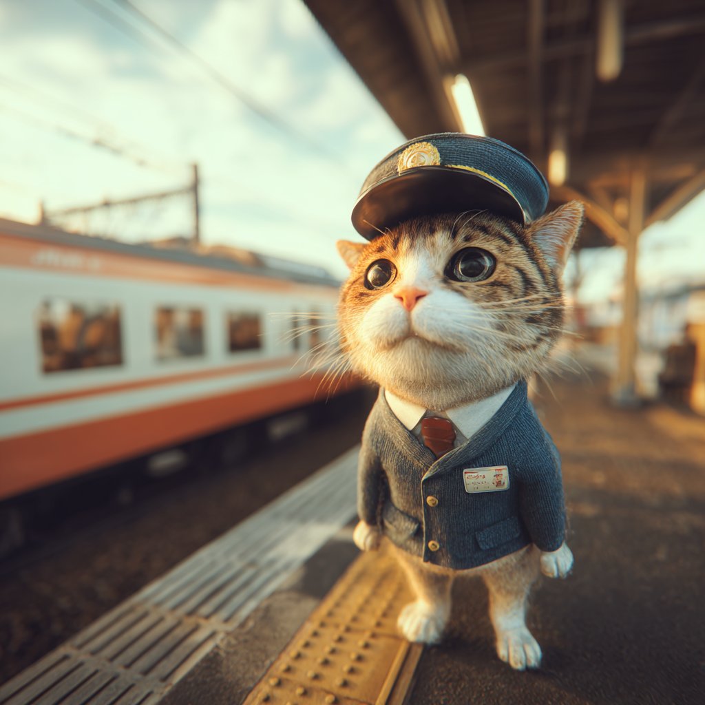 駅員🐱