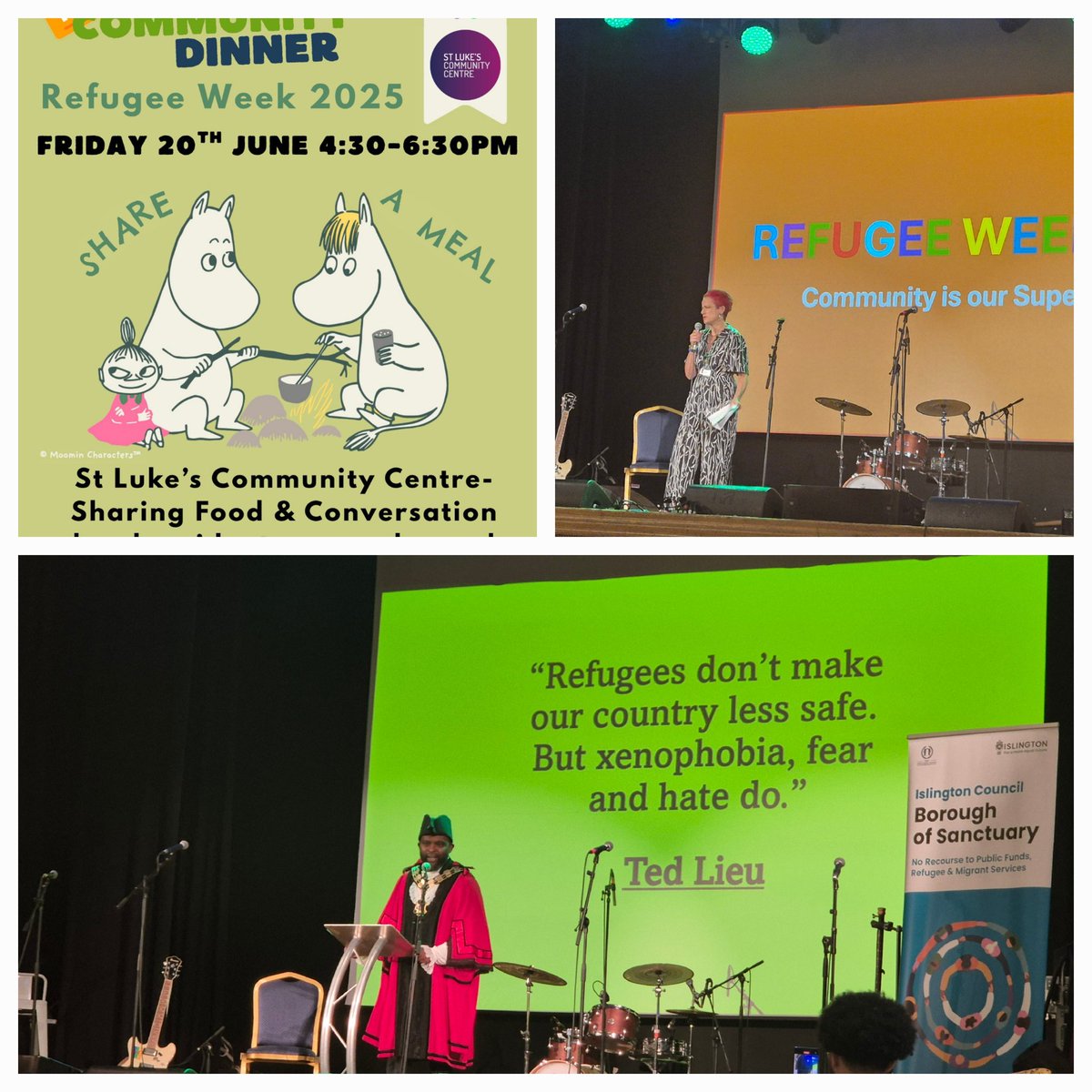 Had a great time attending several events in Islington for #RefugeeWeek2025 last week.  We danced together, we ate together, we smiled together, this is community and this is Islington. #communityasasuperpower