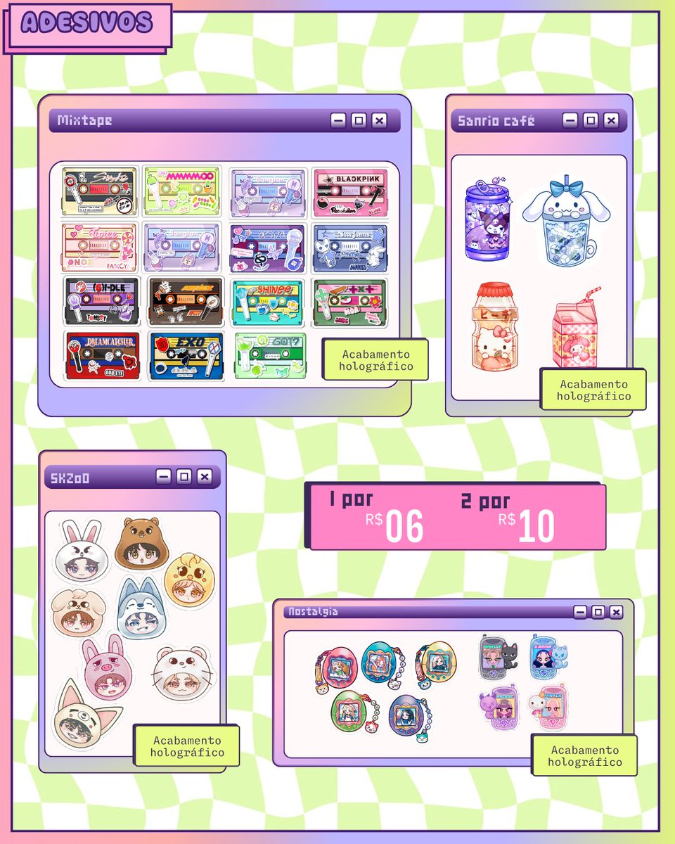 Rafalbae's tweet image. 🐰💜 CATÁLOGO BANI ANIME FRIENDS 2025 🩷🐰
Eu e a @dudduguimaraes vamos pro evento com uma lojinha só de fanmade de kpop com adesivo, chaveiro, print, bloquinho de anotações, botton, photocard fanmade e toploader decorado ENTAO SE TU FOR NO FRIENDS PASSA E DA UM OI