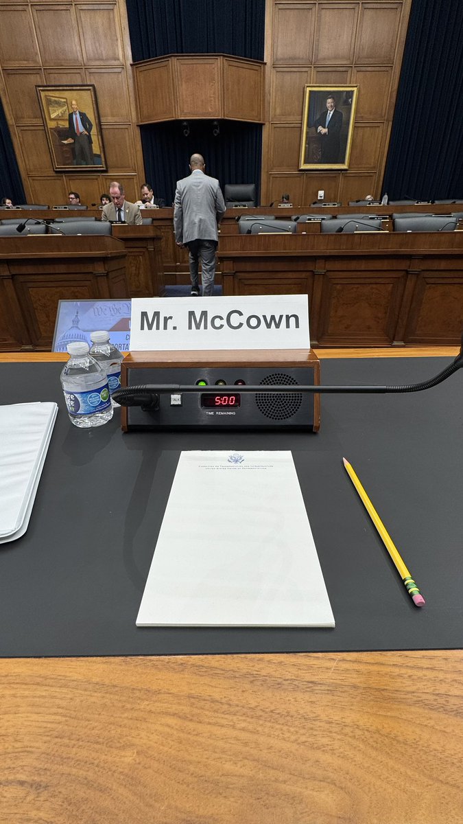 ISRSngo's tweet image. Today, ISRS's Brigham McCown testifies before the House Subcommittee on Railroads, Pipelines, and Hazardous Materials