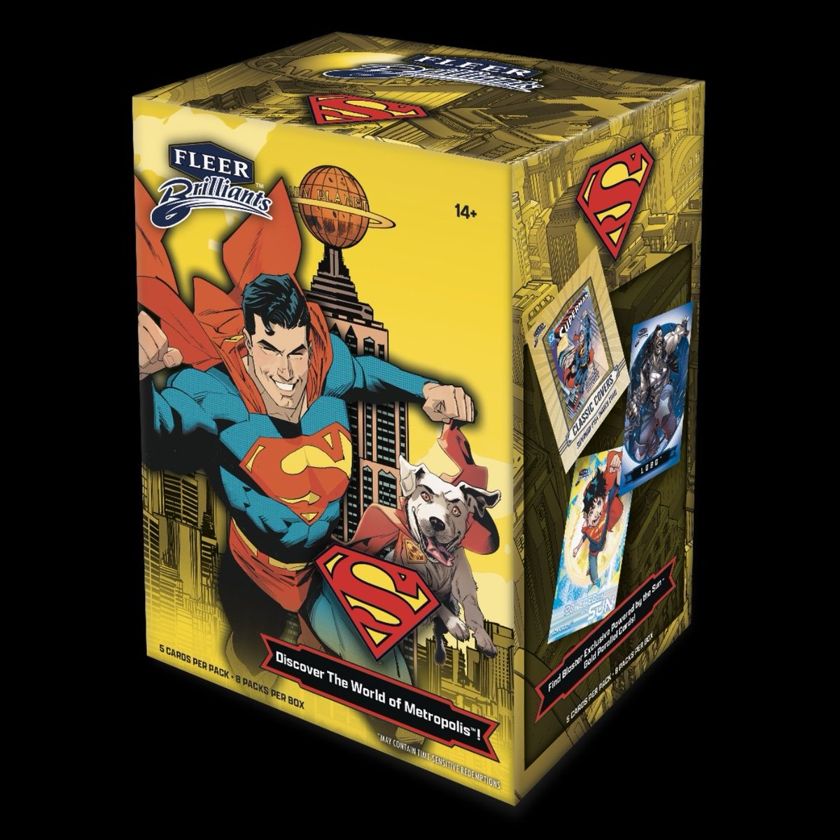 PREORDER ~ GameStop Exclusive Upper Deck Fleer Brilliants Superman Blaster Box:bit.ly/4jYLcxv #Ad
