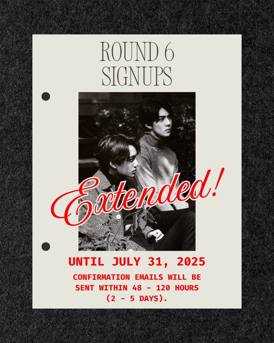 🐻 ROUND 6 SIGNUPS: EXTENDED! 🐣