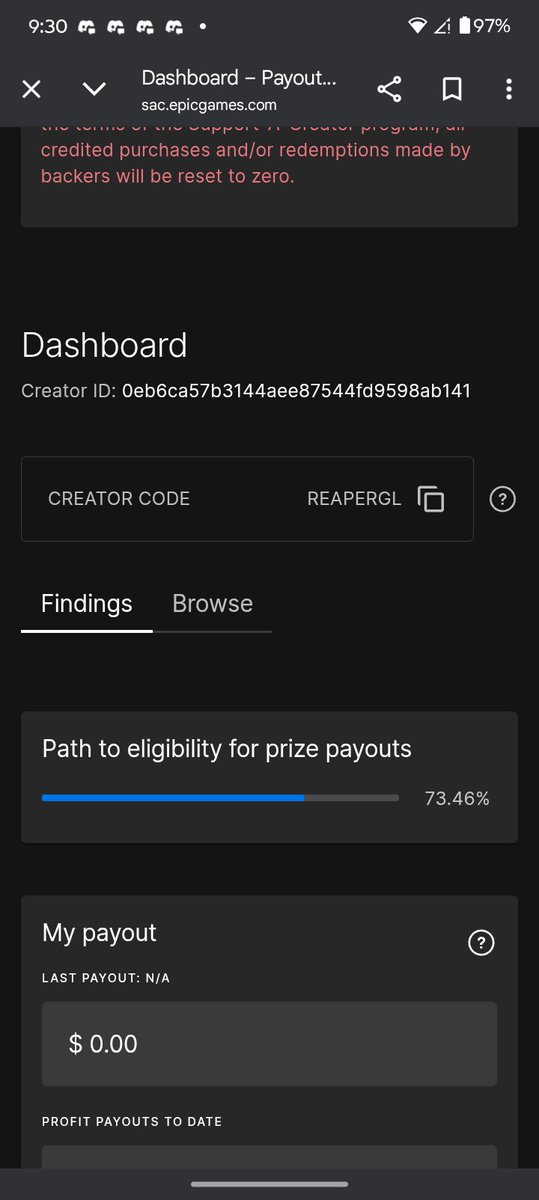 ReaperGamingLgn's tweet image. Please help me reach payout use my code REAPERGL in the shop take a screenshot and post it @ me in the post if I can reach payout I will do a gifting choice of a skin 😁 please retweet this and hit that like button ❤️