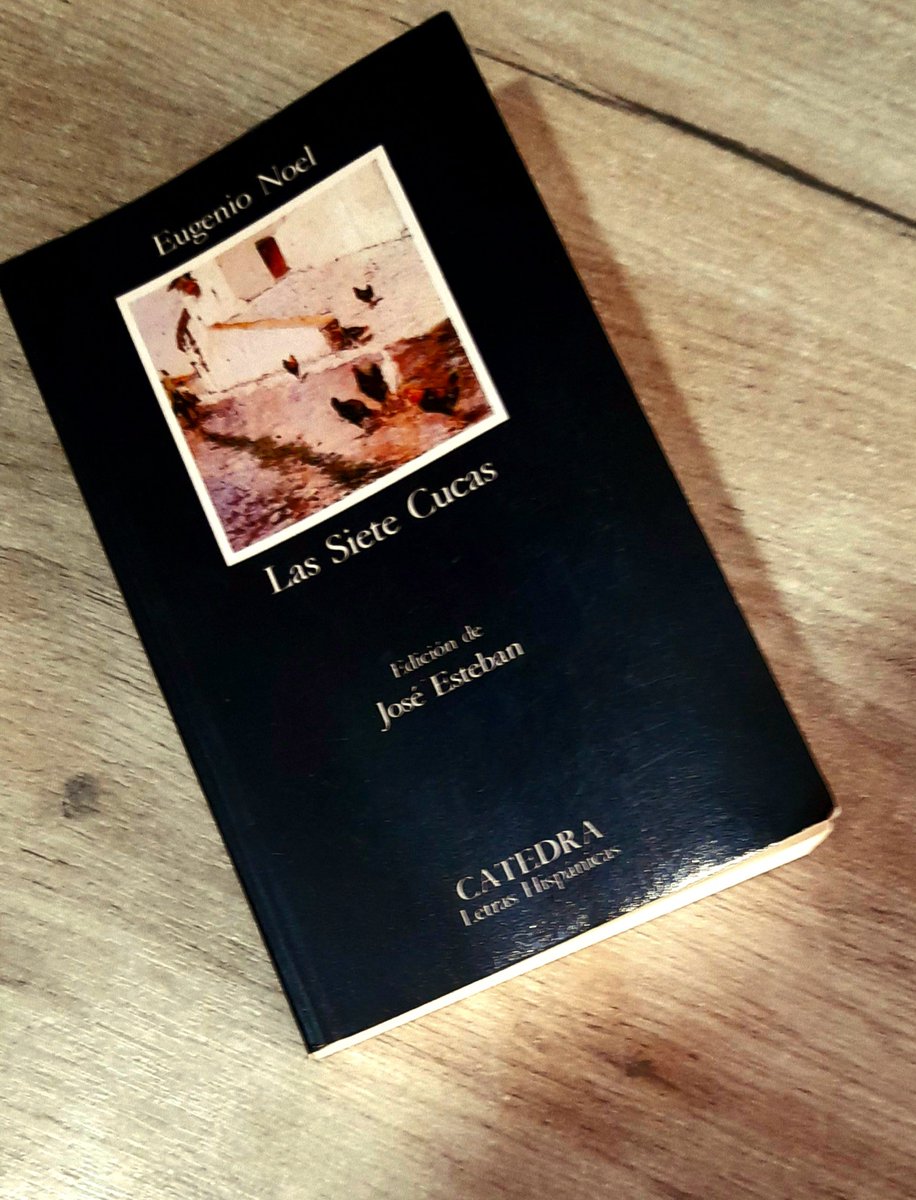 Por algún extraño motivo, he tardado en toparme con esta novela: Las siete cucas, de Eugenio Noel. Como dice en el prólogo José Esteban: "... una de las novelas más apasionantes, más ricas, más ejemplares en el sentido cervantino...". Dicho queda.
#eugenionoel  #lassietecucas