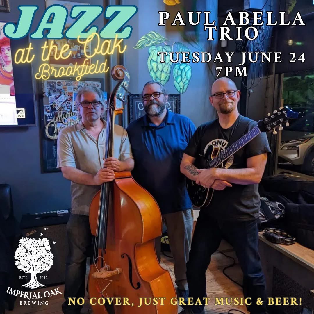 Beat the heat with some cool jazz tonight at the Brookfield brewery! Our favorite man-on-a-box returns with his trio for another spectacular Tuesday Jazz Night, starting at 7pm. Swing by!