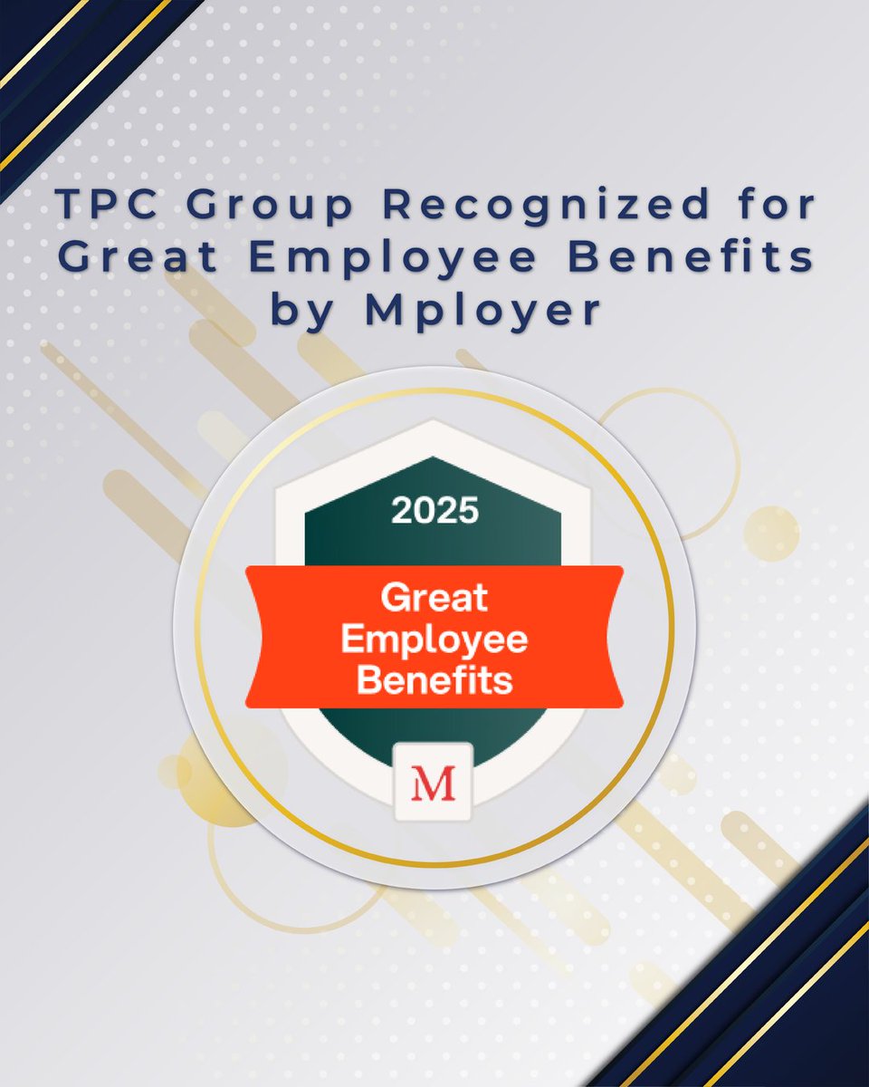 Our Company ranked “Great” out of more than 30 companies in our industry and region. TPC is proud to be recognized for its commitment to stay competitive in a dynamic industry, by offering employees industry-leading benefits and a great work-life balance!
