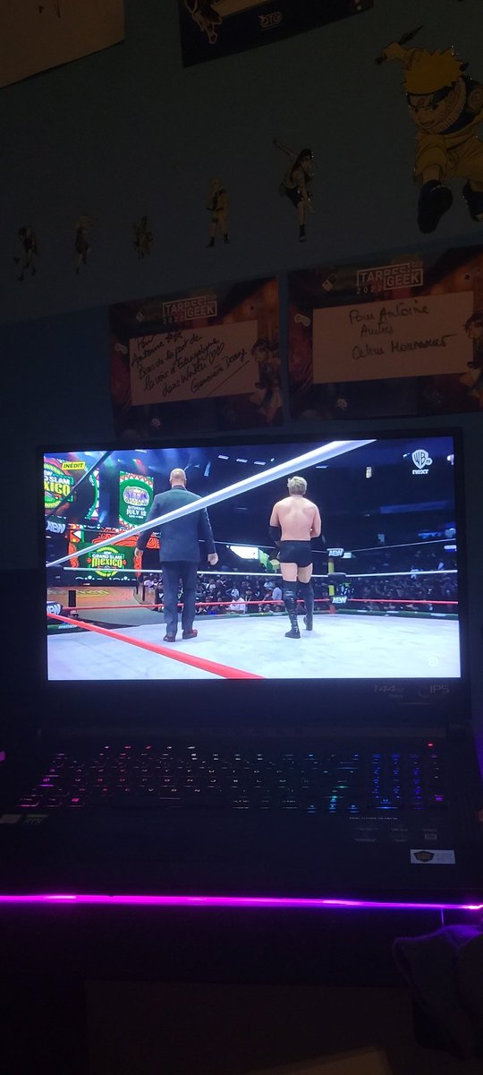 Narutorey (@narutorey1) on Twitter photo Même covidé on est là pour #AEWFrance
Ce soir c'est un show de folie à l'arène Mexico avec <a href="/NorbertFeuillan/">Norbert Feuillan</a> et <a href="/AlainMist/">Alain Mistrangélo</a> qui nous font vivre ça en toute bobo beauté 🔥🔥🔥
Bon show à tous Même covidé on est là pour #AEWFrance
Ce soir c'est un show de folie à l'arène Mexico avec <a href="/NorbertFeuillan/">Norbert Feuillan</a> et <a href="/AlainMist/">Alain Mistrangélo</a> qui nous font vivre ça en toute bobo beauté 🔥🔥🔥
Bon show à tous