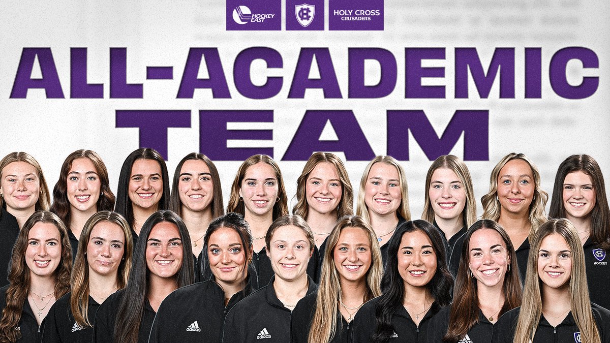 Holy Cross Women's Hockey (@hcrosswhockey) on Twitter photo Congratulations to our 1⃣9⃣ selections to this year's <a href="/hockey_east/">Hockey East</a> All-Academic Team!
tinyurl.com/43xcexep
#GoCrossGo Congratulations to our 1⃣9⃣ selections to this year's <a href="/hockey_east/">Hockey East</a> All-Academic Team!
tinyurl.com/43xcexep
#GoCrossGo
