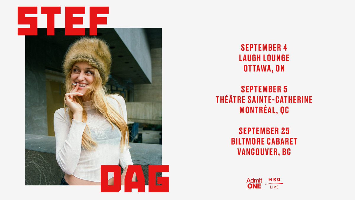 Comedian <a href="/stefdagz/">stef dag</a> is coming to Canada! Known for her viral digital dating show, "Hot and Single," she's been featured in outlets like Betches, the NY Post, Daily Mail, Huffington Post, and more 🎤 

Tickets are on sale now!
🔗: bit.ly/4lqal5B
