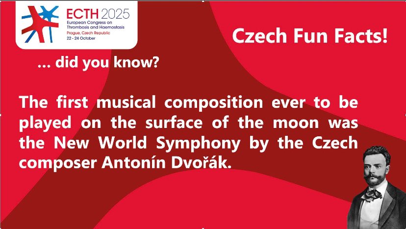 Eugenia de la Morena (@ugedelamorbar) on Twitter photo 🌟 #ECTH2025 is around the corner! 
Join us in Prague to explore the latest discoveries in a beautiful place rich in culture.
🔗 Register here to secure early bird rates: lnkd.in/eq_fuqAj
Are you curious about #CzechFunFact #2?
#ECTH2025 #ECTHJAB 🌟 #ECTH2025 is around the corner! 
Join us in Prague to explore the latest discoveries in a beautiful place rich in culture.
🔗 Register here to secure early bird rates: lnkd.in/eq_fuqAj
Are you curious about #CzechFunFact #2?
#ECTH2025 #ECTHJAB