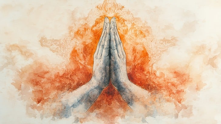 The fire of desire is unearthed in prayer.