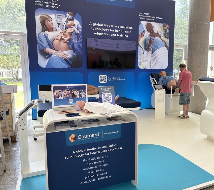 ⏳ The countdown is on! It’s almost showtime at #SESAM2025 and the Gaumard team is setting up Booth PL-3 in Valencia! We’re prepping VICTORIA®, HAL® S5301, Pediatric HAL® S2225 &amp; the new HAL® S1060 for immersive demos. Tomorrow, the future of sim takes the stage. See you soon!