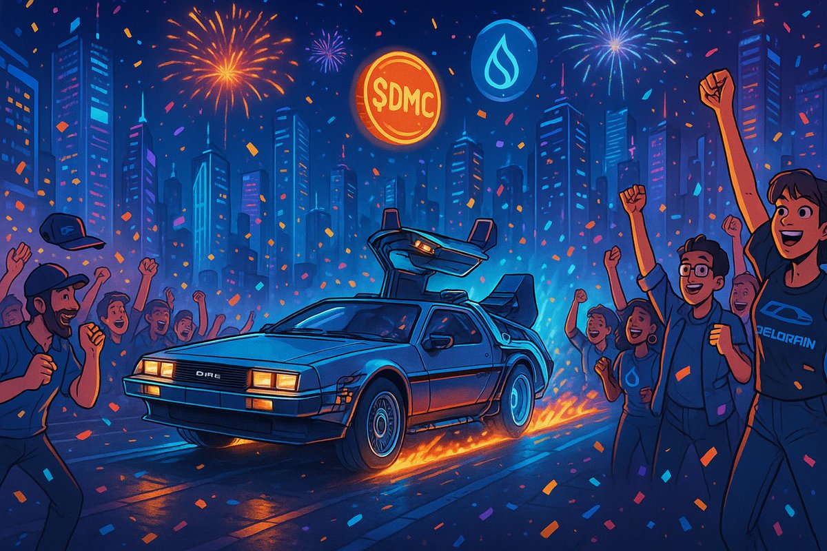 lazysham625's tweet photo. 🚨 The wait is OVER. The legend is listed. 🚗⚡ @DeLoreanlabs just dropped $DMC and the timeline will NEVER be the same.
From silver screens to Sui chains — this isn’t just a token. It’s a MOVEMENT. A brand. A CULTURE. A revolution in motion.
Let’s ride the future together. 🌐🛸 #DMC #DeLorean #SuiNetwork #Web3