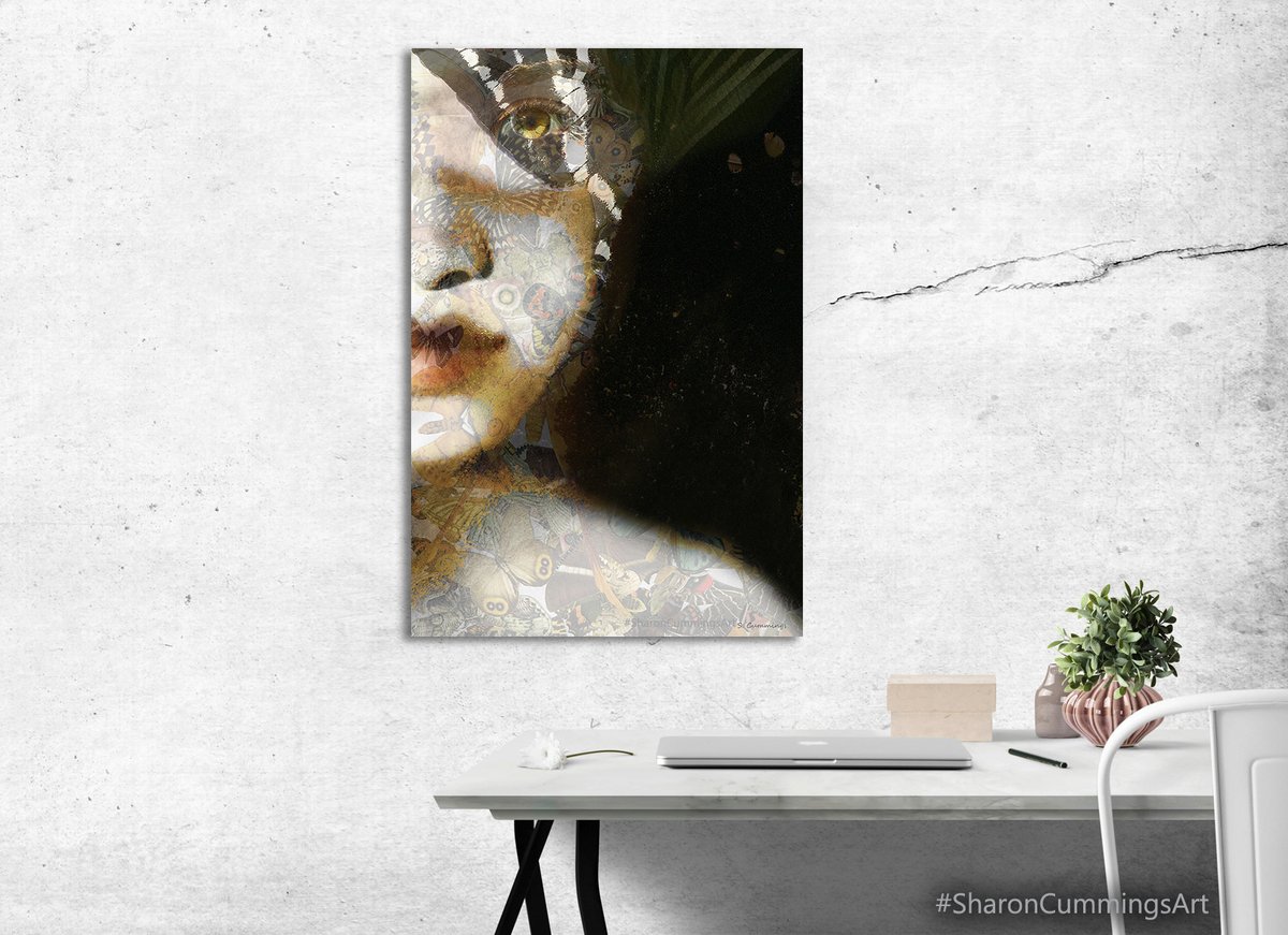 Metamorphosis: fineartamerica.com/featured/metam… #art #artwork #women #womanfashion #homedecor #homedecorideas #female #feminineenergy #style #fashion #fashionstyle #Fashionista #portrait #portraits #butterfly #butterflies #buyintoart by #SharonCummingsArt