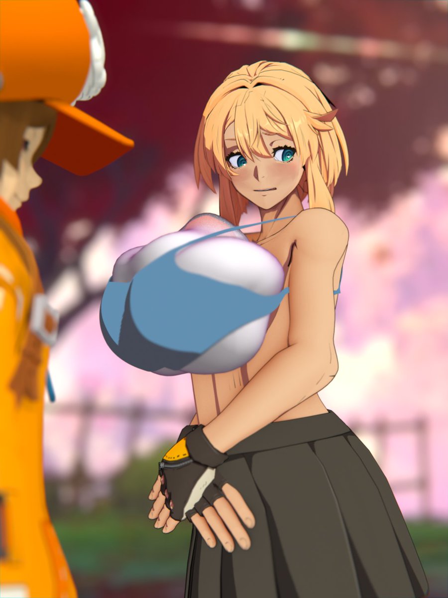 Lil bit of breast envy
Had an idea for a while of girl with huge boobs but it actually just a condom that is filling under her shirt due to her massive conk. And then she has some "breast expansion" from getting too excited

Bridget model by emilyblend
May model by o-DV89-o