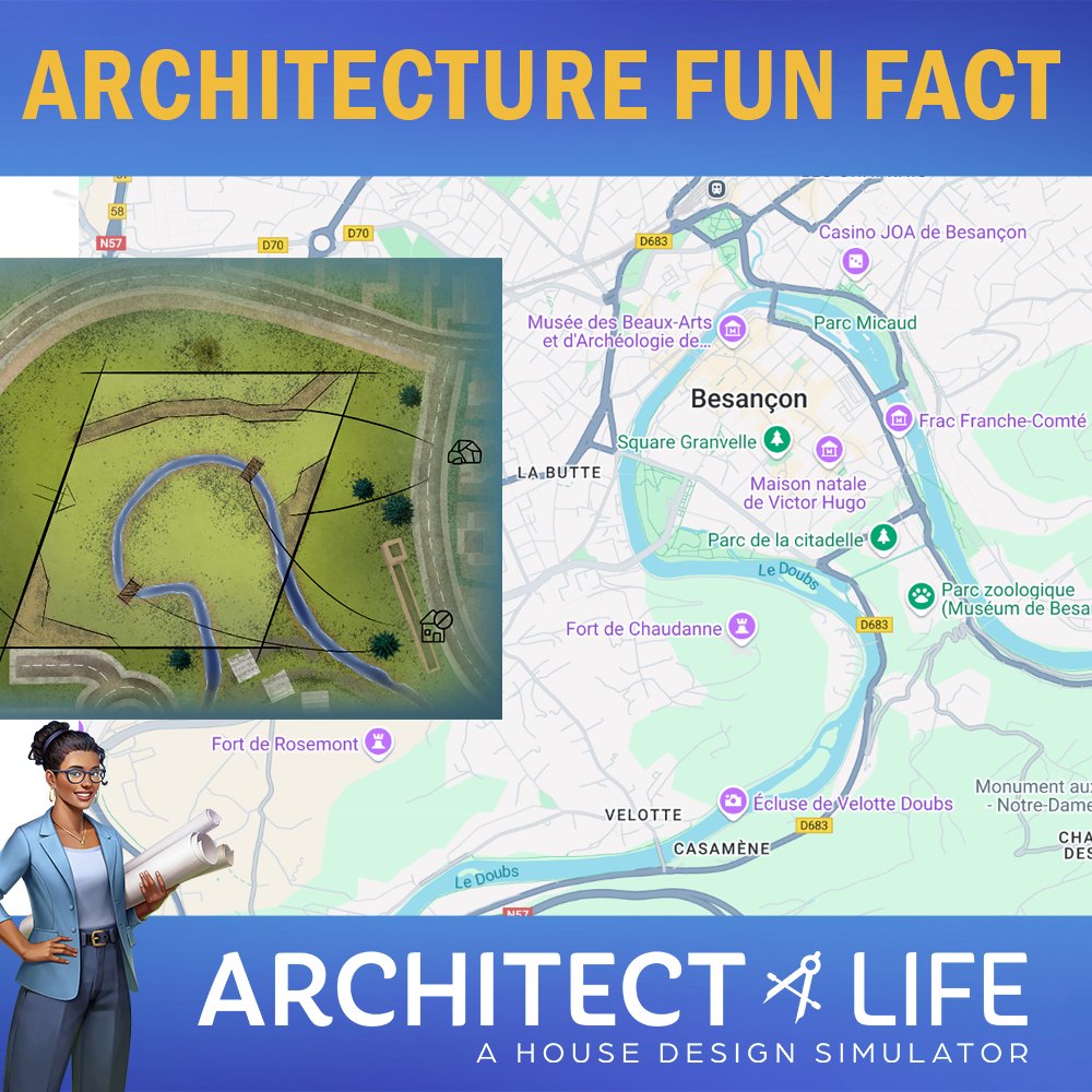 Did you know ? 💭
The level "Vesontio" mirrors the shape of the city of Besançon, where we come from! "Vesontio" is actually the ancient name of Besançon.