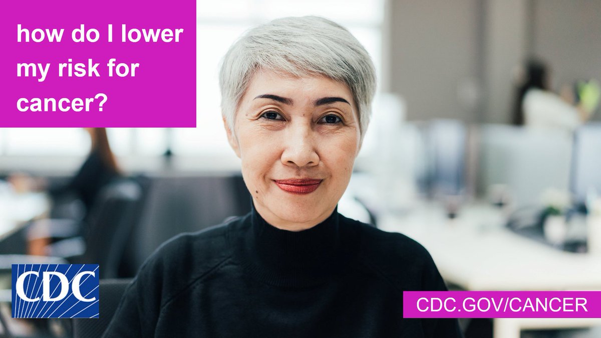 CDC_Cancer's tweet image. Learn more about how to lower your cancer risk by making healthy choices: bit.ly/3VbeyQk