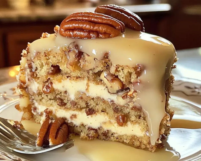 unpodiblu's tweet photo. Have some cake! Pecan Praline Cake 🙌
#pralinesday https://t.co/Gc80ya211V https://t.co/QBAg8DXV1D