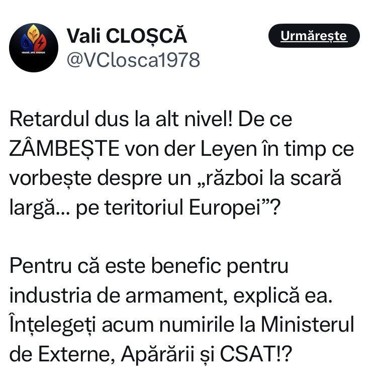 S.P. 🇷🇴 (@petrescusandu) on Twitter photo Dovada faptului că geniile gândesc identic, de exemplu cuplul de comici aproape vestiți <a href="/bobbydtiktok/">censoredforlife</a> & <a href="/VClosca1978/">Vali CLOȘCĂ</a> . In altă ordine de idei, pentru ca tătucul să vă “elibereze”, trebuie să belească puțulica un pic cam mult și nu cred că e dispus s-o facă pentru niște ghioarle. Dovada faptului că geniile gândesc identic, de exemplu cuplul de comici aproape vestiți <a href="/bobbydtiktok/">censoredforlife</a> & <a href="/VClosca1978/">Vali CLOȘCĂ</a> . In altă ordine de idei, pentru ca tătucul să vă “elibereze”, trebuie să belească puțulica un pic cam mult și nu cred că e dispus s-o facă pentru niște ghioarle.