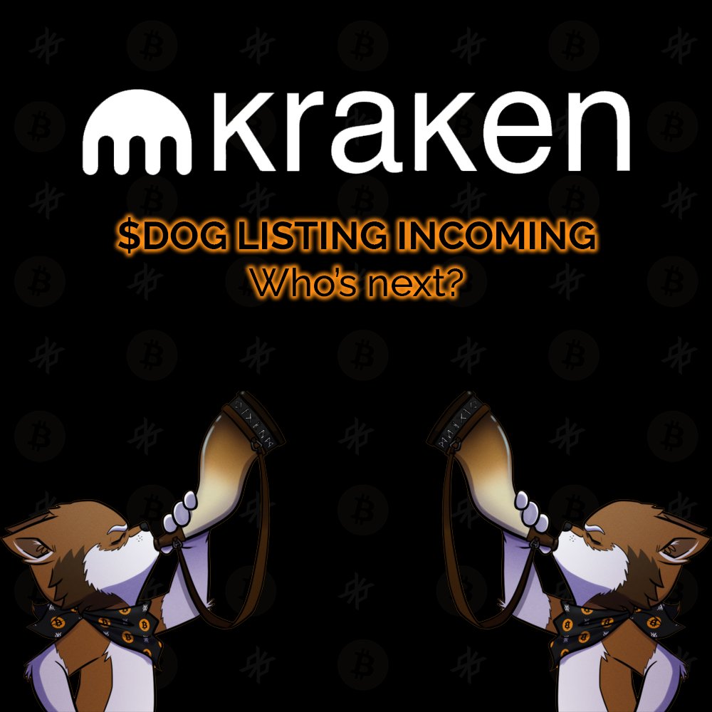 $DOG listing on <a href="/krakenfx/">Kraken Exchange</a> is imminent.
Which token will be next?

Like and Repost if you believe $LOBO should be next!