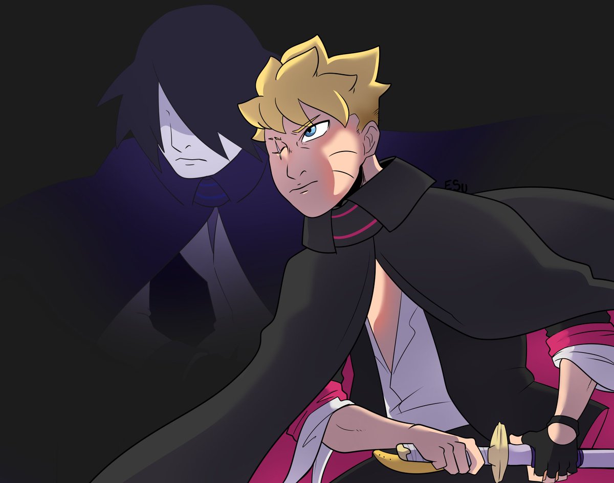 Shadow. #sasuboruweek2025 #sasuboru #sasuke #boruto