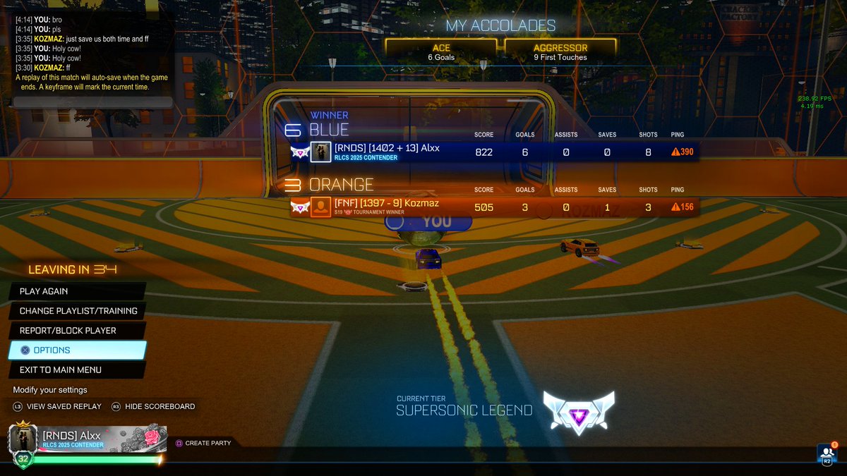 Losing with ddos,this guy and everyone else who is doing this thing just leave Rocket League🤡
