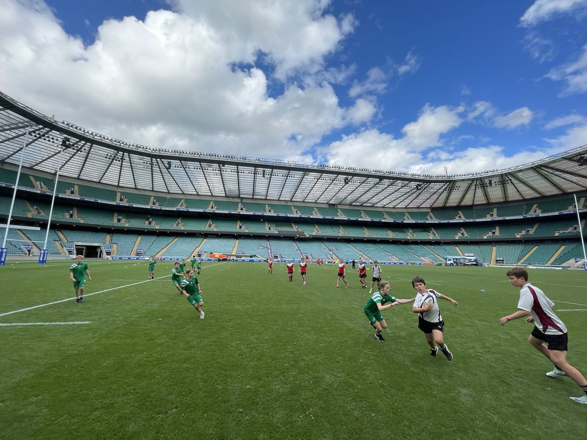 This afternoon we welcomed some of our local schools for a once in a lifetime opportunity to play T1 Rugby on the pitch. We say once in a lifetime, but with some of the rugby skills on show, we may well see them back!