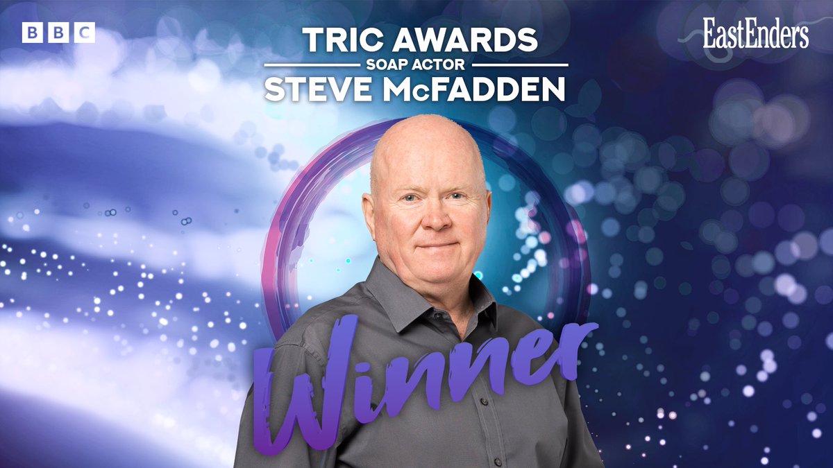 bbceastenders's tweet image. Huge congratulations to the one and only Steve McFadden on his @TRICawards for Best Actor!! So well deserved, we couldn’t be prouder. #EastEnders👏 🎉