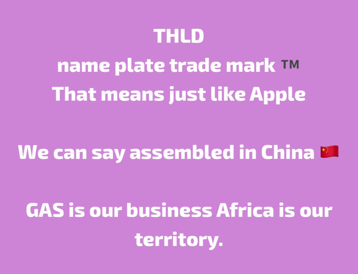 From August this year all our equipments will carry the THLD™️ name plate.

CNG MOTHER STATION 
CNG DAUGHTER STATION 
LCNG STATION 
LNG MFP 

All our stations are OUR IDENTITY.

We build to your specifications and we are the STANDARD.

THLD GROUP……..Pride of Africa.