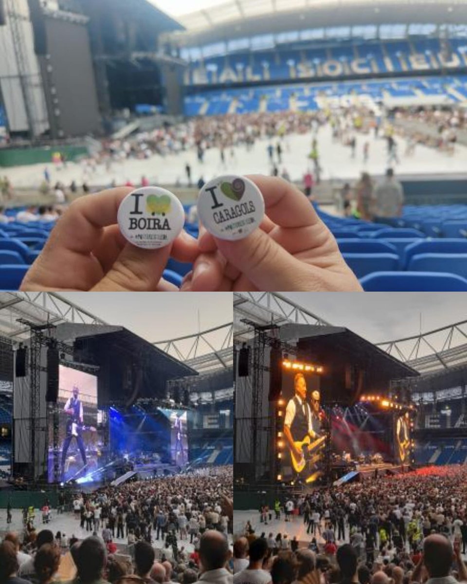 Postureig de Lleida (@postureiglleida) on Twitter photo Si feu #PostureigViatger amb #PostuProductes envieu-me foto! L'Anna és ara mateix al concert de LO JEFE Bruce Springsteen a #SanSebastián amb #PostuXapes solidàries #ILoveBoira per <a href="/arrels_stignasi/">Arrels Sant Ignasi</a> i #ILoveCaragols per la <a href="/FundacioEM/">Fundació Esclerosi Múltiple</a>... quina enveja!!! 😍🤟 Si feu #PostureigViatger amb #PostuProductes envieu-me foto! L'Anna és ara mateix al concert de LO JEFE Bruce Springsteen a #SanSebastián amb #PostuXapes solidàries #ILoveBoira per <a href="/arrels_stignasi/">Arrels Sant Ignasi</a> i #ILoveCaragols per la <a href="/FundacioEM/">Fundació Esclerosi Múltiple</a>... quina enveja!!! 😍🤟