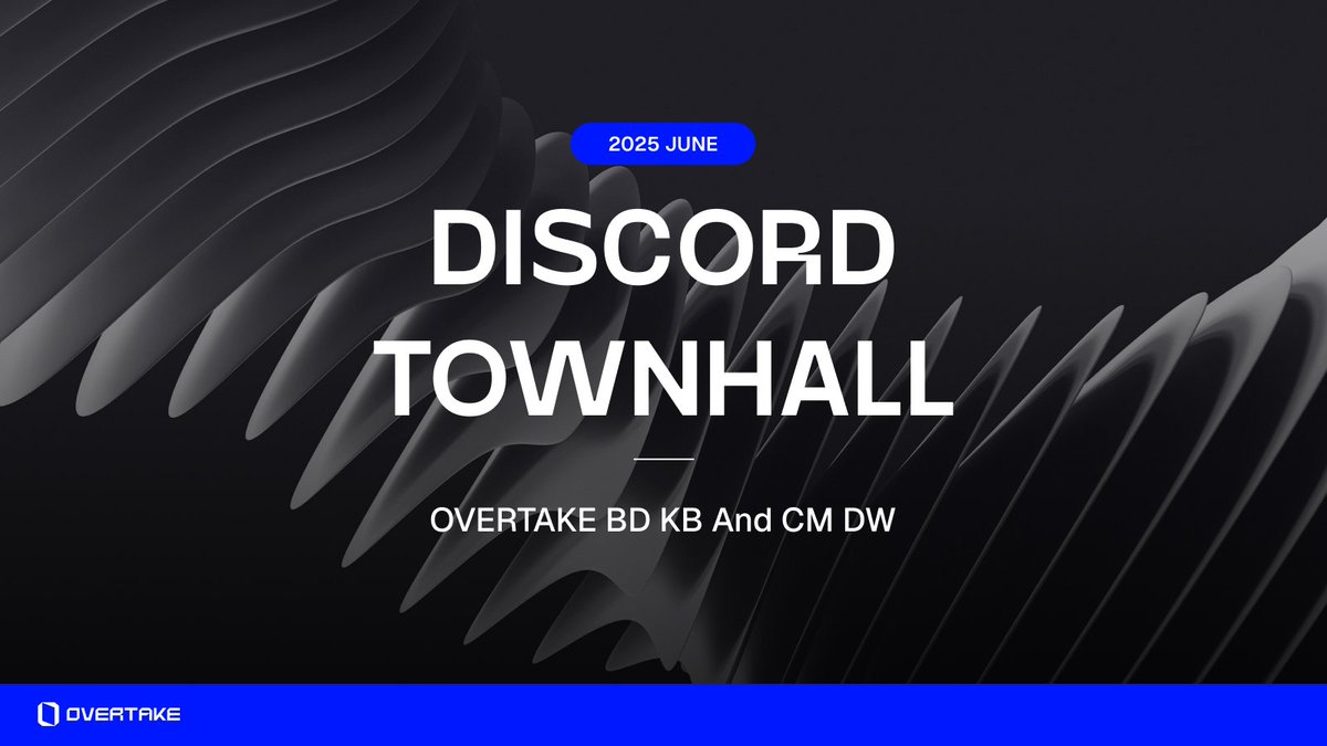 kaTcHuca (@evandromoisinho) on Twitter photo YOU 🫵, want know more about <a href="/overtake_world/">OVERTAKE</a> ??
Join with us for TownHall with <a href="/0xkibom/">KB l OVERTAKE</a> and <a href="/0xneoguri/">DW | OVERTAKE</a> 👇
📅 June 25th, 07:00 UTC-0
Team will share a LOT news $TAKE OVER 💙💧
make sure to leave your questions via Google Form 👇
docs.google.com/forms/d/e/1FAI…
See you in the server👾 YOU 🫵, want know more about <a href="/overtake_world/">OVERTAKE</a> ??
Join with us for TownHall with <a href="/0xkibom/">KB l OVERTAKE</a> and <a href="/0xneoguri/">DW | OVERTAKE</a> 👇
📅 June 25th, 07:00 UTC-0
Team will share a LOT news $TAKE OVER 💙💧
make sure to leave your questions via Google Form 👇
docs.google.com/forms/d/e/1FAI…
See you in the server👾