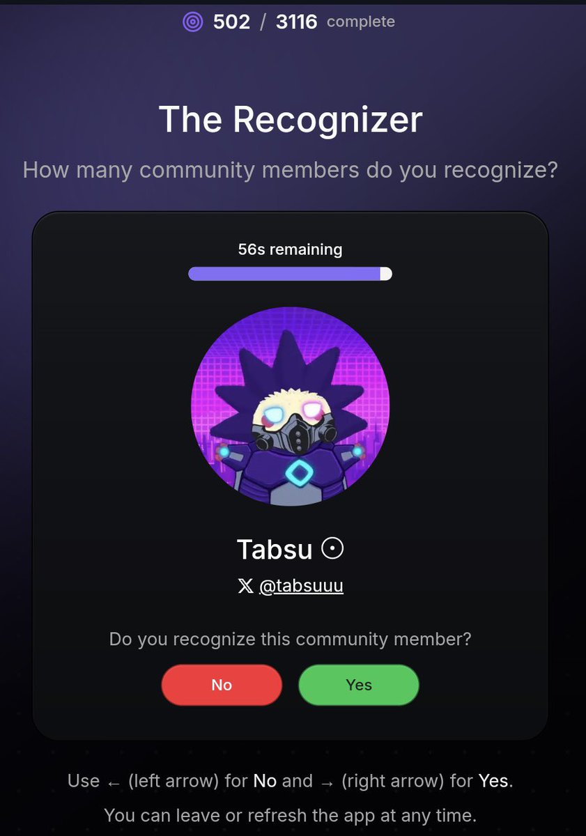 tabsuuu's tweet photo. Monad just launched a community recognizer app! This is a cool way to notice and appreciate the members in the community.

Also I found myself 👀, click left arrow if you are gay 🤣. 

You can check the members of the community here:

https://t.co/OTF04oFidn

@monad_xyz https://t.co/YvHLj9MYpn