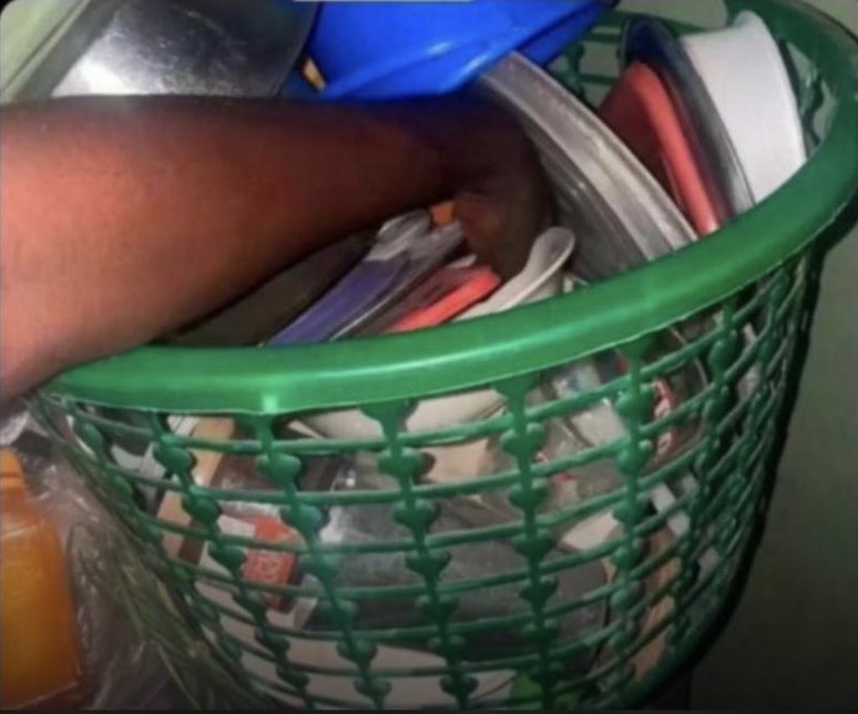 Trying to find a spoon inside this type of basket is another job chale😭😂