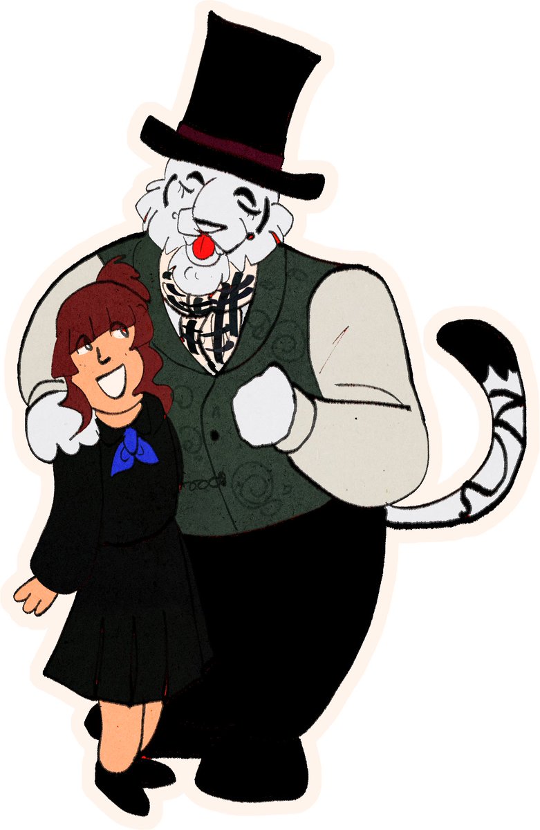 [OC] Friendship is a wonderful thing! So, Angus seeks friendship in everybody! 🐯🐯