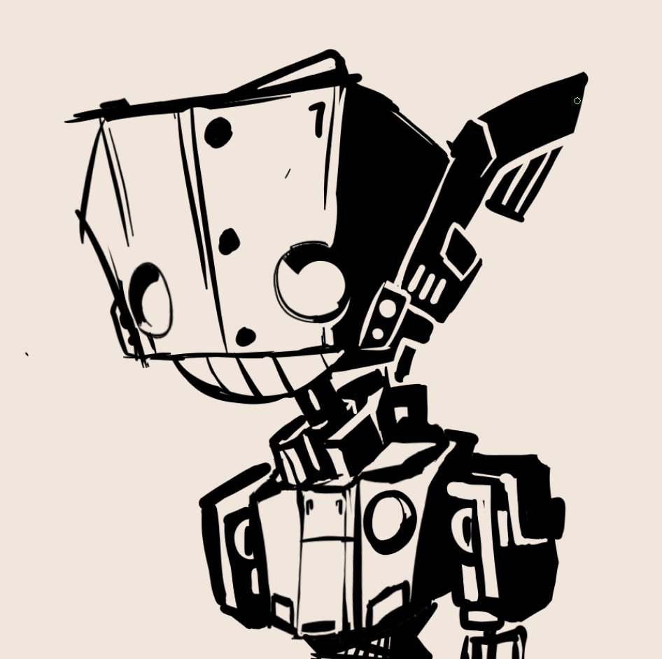 Framed51's tweet image. I commend anyone who draws robots or mechanical bits.
Just drawing my fuckass robot really is a pain lol