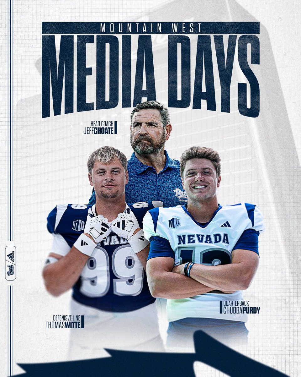 ꜱᴇᴇ ʏᴏᴜ ꜱᴏᴏɴ ⏭️ @circalasvegas 

QB Chubba Purdy and DL Thomas Witte will be joining Coach Choate for this year’s MW Media Day. 

Keep an eye out July 16-17th!

#RiseTogether