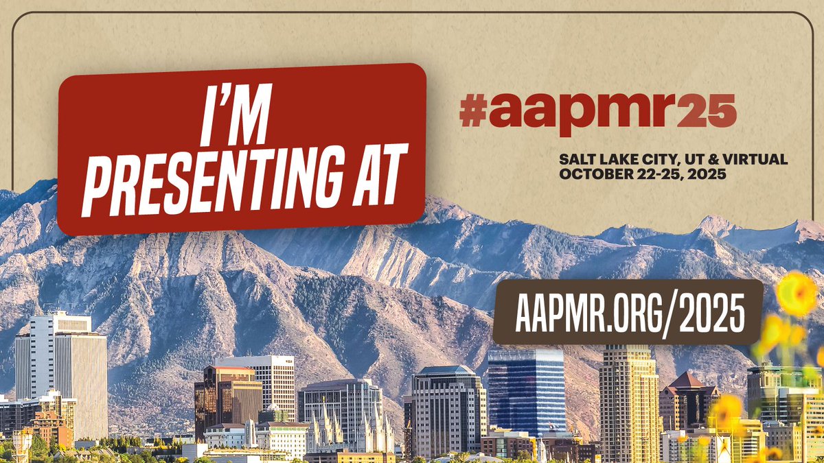 Dr. Hassan (@drhassanrehab1) on Twitter photo Honored to be presenting at #AAPMR25 this October! I’ll be talking about the #businessofrehabmedicine: aapmr.org/2025?utm_sourc…
#physiatry #physiatrist #physicalmedicine #AAPMR #PMR #rehabilitation #postacute #RehabWorks <a href="/AAPMR/">AAPM&R News</a> #MedicalMoguls <a href="/DrDraiOBGYN/">Dr. Drai</a> <a href="/MedicalMoguls/">Medical Moguls</a> Honored to be presenting at #AAPMR25 this October! I’ll be talking about the #businessofrehabmedicine: aapmr.org/2025?utm_sourc…
#physiatry #physiatrist #physicalmedicine #AAPMR #PMR #rehabilitation #postacute #RehabWorks <a href="/AAPMR/">AAPM&R News</a> #MedicalMoguls <a href="/DrDraiOBGYN/">Dr. Drai</a> <a href="/MedicalMoguls/">Medical Moguls</a>