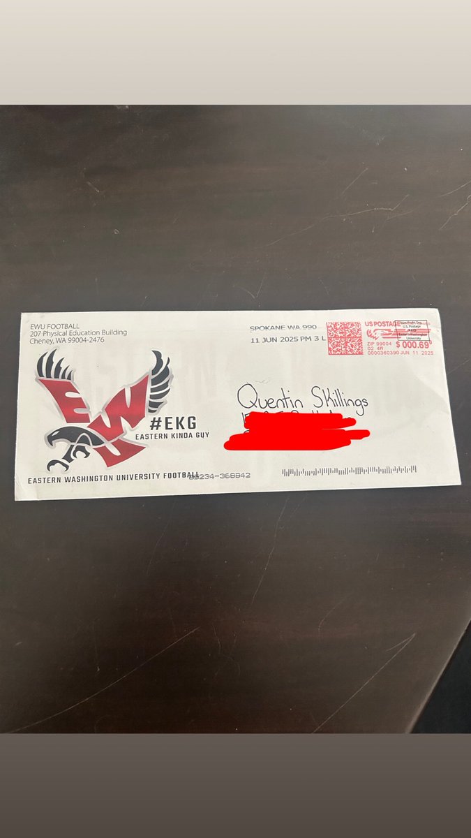 Q Skillings 2026 6’0 206 RB/ATH (@qskillings2) on Twitter photo Mail today , thank you to <a href="/EWUFootball/">EWU Football 🏈</a> and <a href="/CoachAnderson_M/">Marc Anderson</a> for the love can’t wait to be in Cheney soon! Mail today , thank you to <a href="/EWUFootball/">EWU Football 🏈</a> and <a href="/CoachAnderson_M/">Marc Anderson</a> for the love can’t wait to be in Cheney soon!
