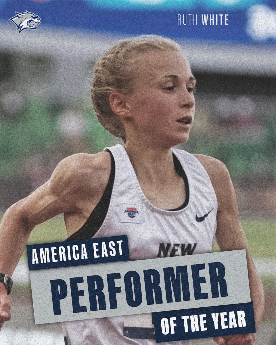 UNH Wildcats (@unhwildcats) on Twitter photo Ruth White caps off a stellar rookie season by earning the <a href="/AmericaEast/">America East</a> Women's Outdoor Track & Field Performer of the Year!
Story ➡️ tinyurl.com/3trw3njk
#BeTheRoar <a href="/UNHTrackField/">UNH XC/Track & Field</a> Ruth White caps off a stellar rookie season by earning the <a href="/AmericaEast/">America East</a> Women's Outdoor Track & Field Performer of the Year!
Story ➡️ tinyurl.com/3trw3njk
#BeTheRoar <a href="/UNHTrackField/">UNH XC/Track & Field</a>