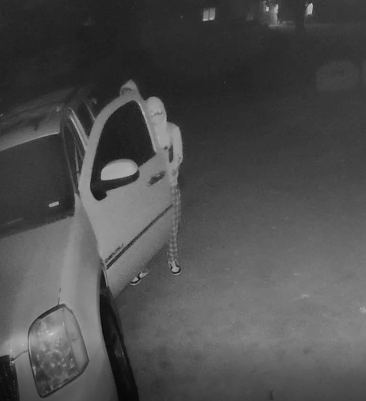 LubbockPolice's tweet photo. 🚨***VEHICLE BURGLARY SUSPECTS***🚨

The Lubbock Police Department’s Property Crimes Unit is asking for the public’s help to identify two suspects in a vehicle burglary in South Lubbock.

On June 16th, two suspects entered a white SUV between 1:30 a.m. and 2 a.m. in the 4400 block of 78th Street.

The first suspect was wearing a hoodie with blue jeans and tennis shoes with a slim build. The second shorter suspect was wearing plaid pajama pants, tennis shoes, a hoodie and a face covering with a slim build.

Anyone with any information about this case is asked to call Sergeant Kraig Van Hoose at 806-775-2401.