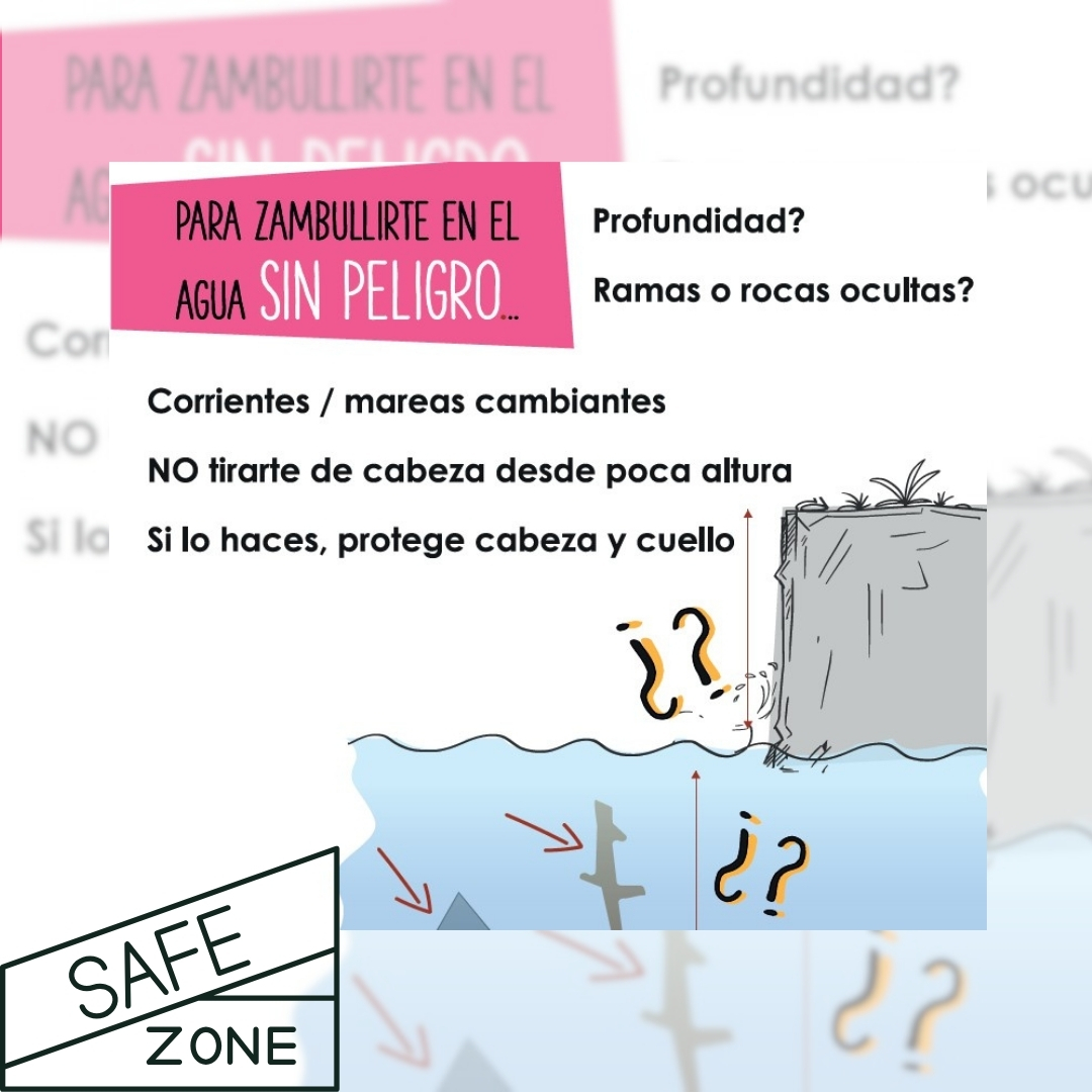SERMEF_es's tweet photo. Este verano, #ConCabezaSí ✅ #DeCabezaNo🚫.

Tirarte sin conocer la profundidad puede causar lesiones medulares irreversibles.

En caso de accidente:
📞 Llama al 112.
🚫 No mover a la persona lesionada.
🧘 Mantener la calma.

Desliza y conoce las recomendaciones. 👆 https://t.co/X3gmnDGmBW