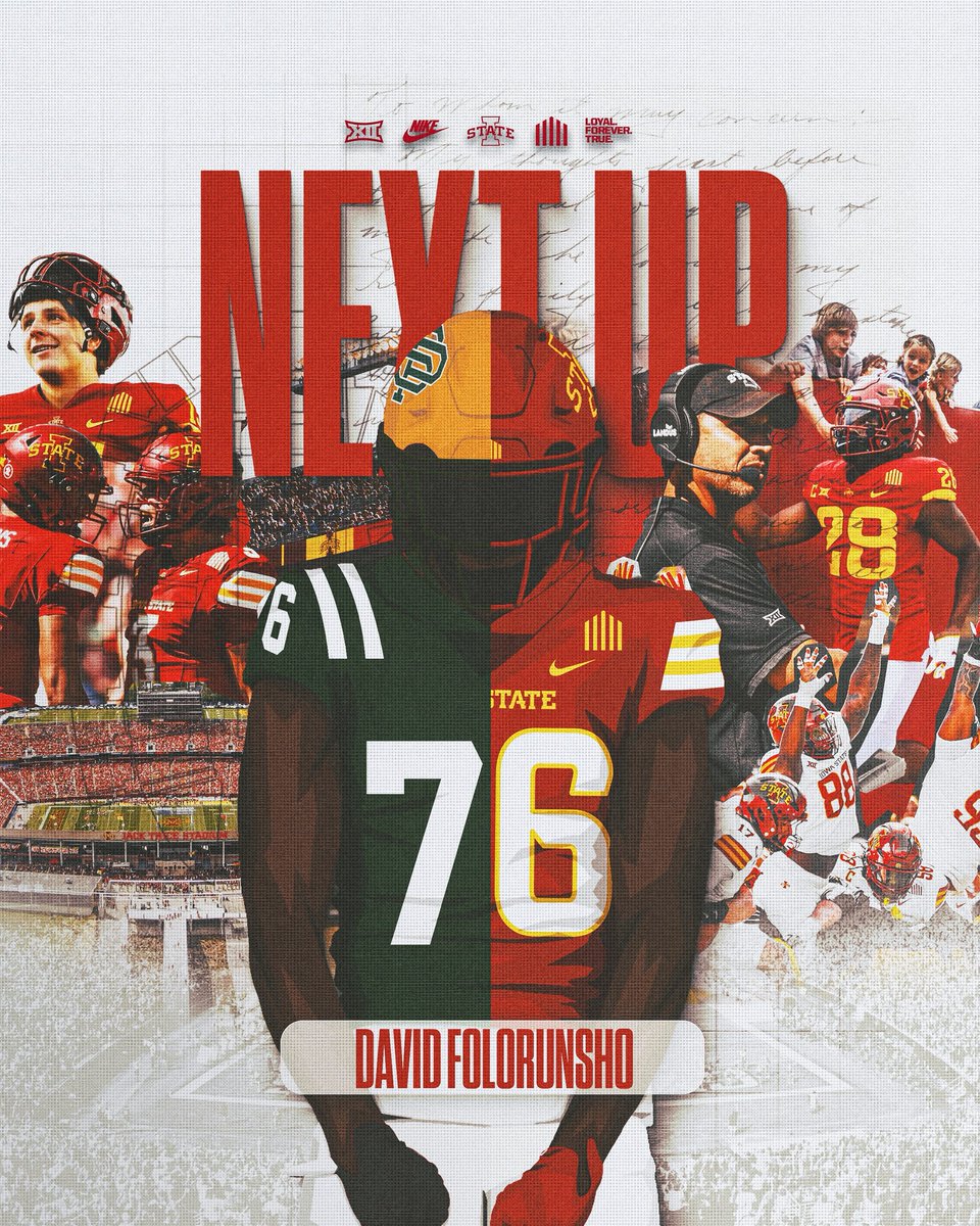 Thank you <a href="/CycloneFB/">Iowa State Football</a>
<a href="/RyanClanton/">Ryan Clanton</a> <a href="/StPatrickFB/">Saint Patrick Football</a>