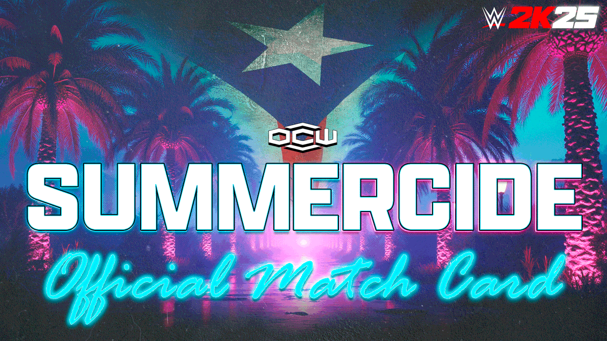 ocwfed's tweet image. #OCWFED Summercide 2025 Official Card  Drop
youtu.be/apXZgAvwVfc

Live June 28, 2025 - 3:05PM EST
twitch.tv/ocwfed
youtube.com/ocwfedtv

#WWE2K25 Online/PVP/RP #twitchstreamer